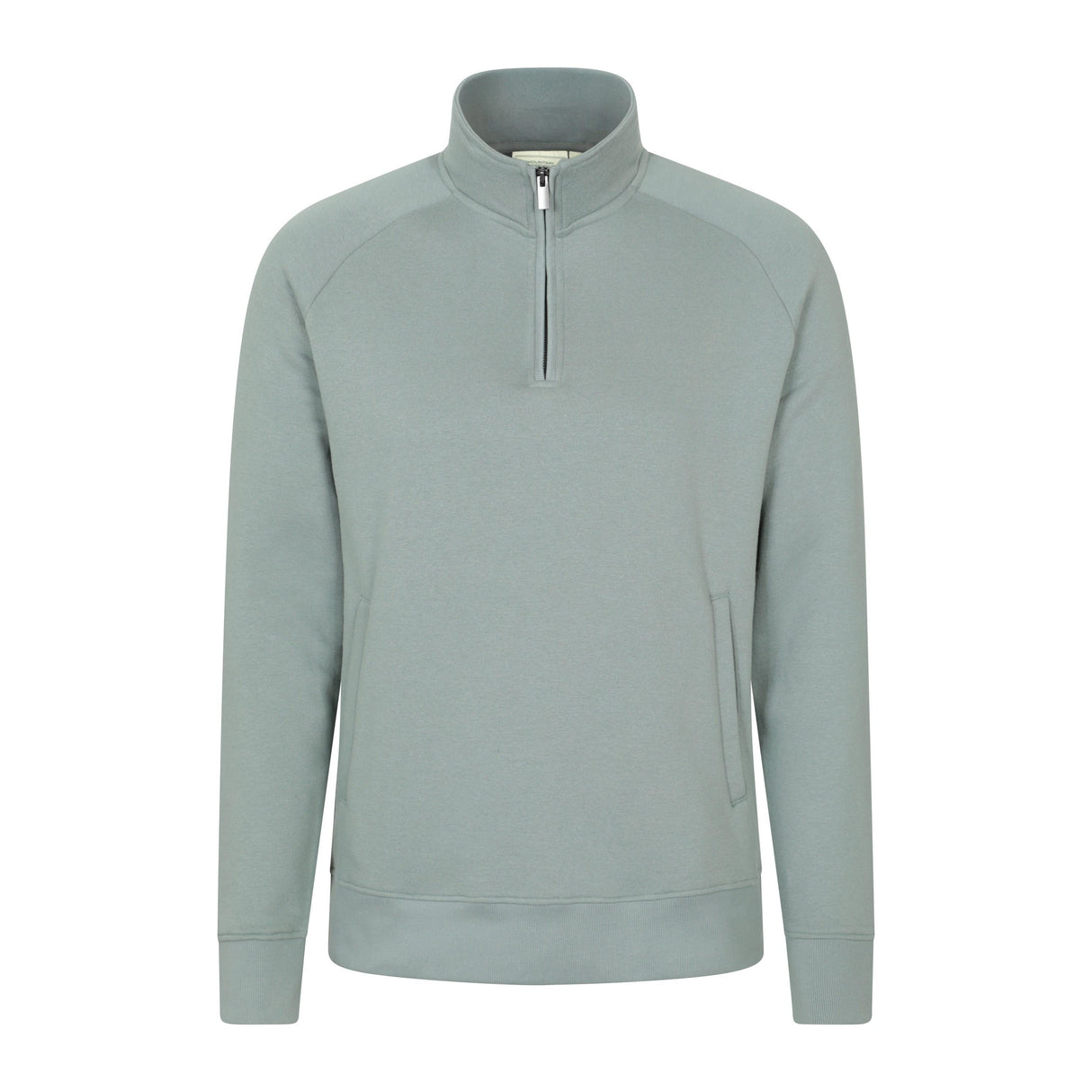 Mountain Warehouse Mens Bamburgh Half Zip Jumper Pale Green