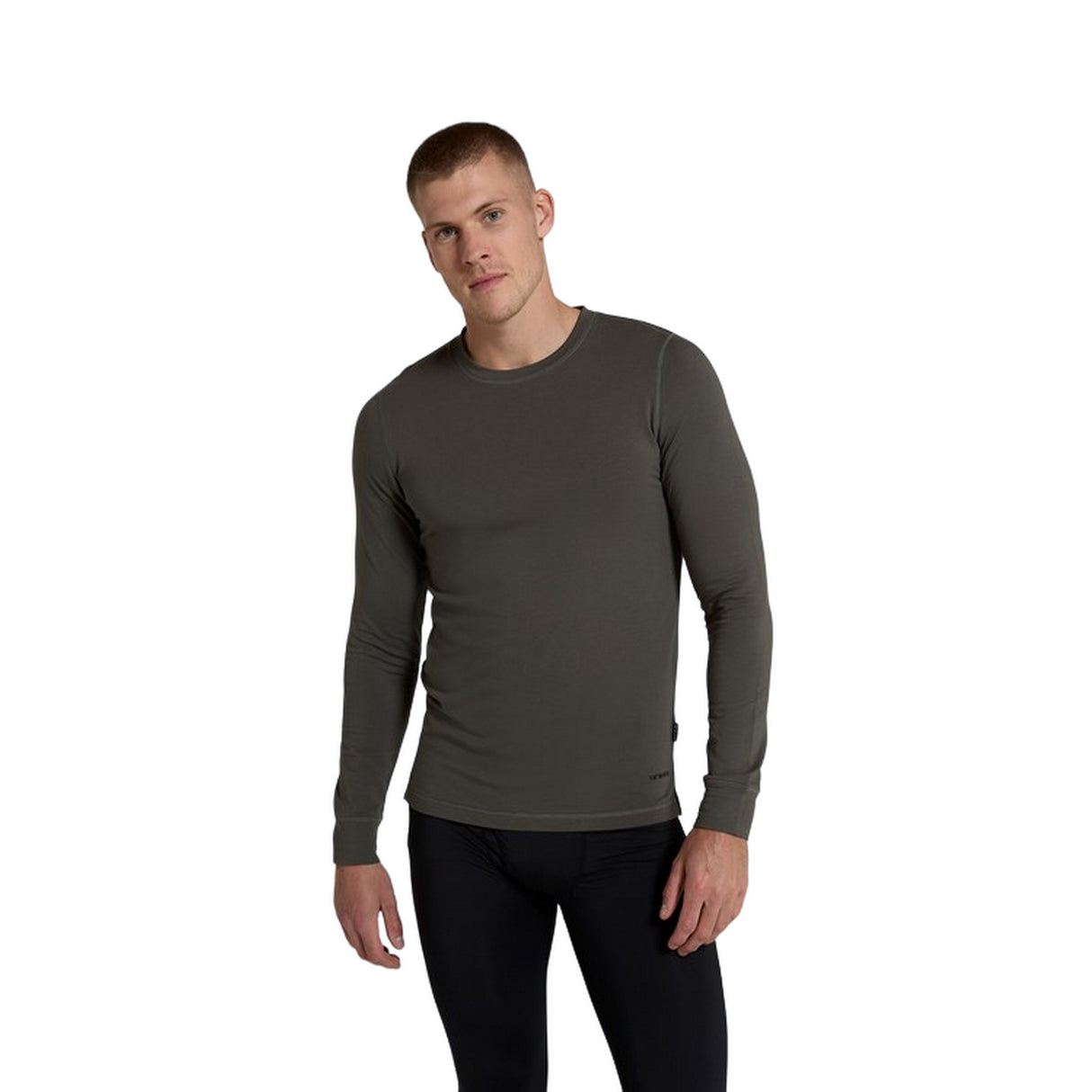 Animal Mens Blaze Base Layer Top Dark Khaki