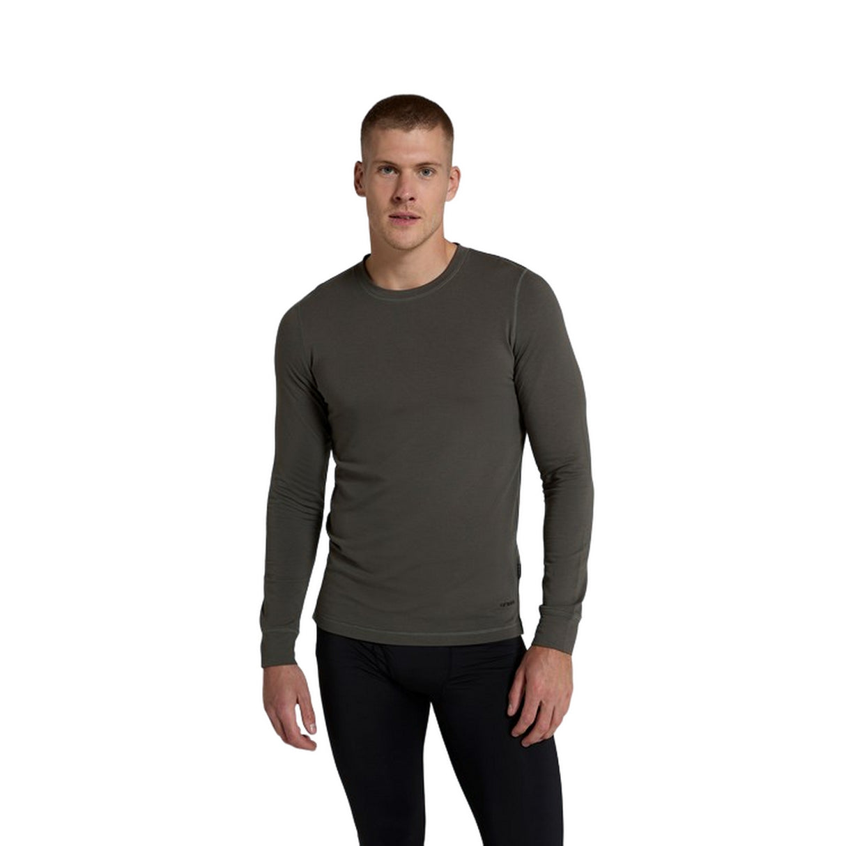 Animal Mens Blaze Base Layer Top Dark Khaki