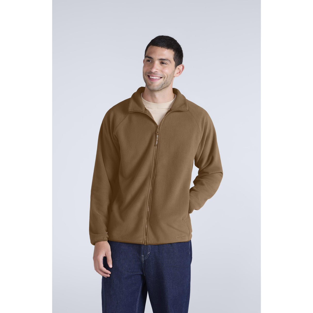 Mountain Warehouse Mens Stockholm Full Zip Fleece Jacket Mustard