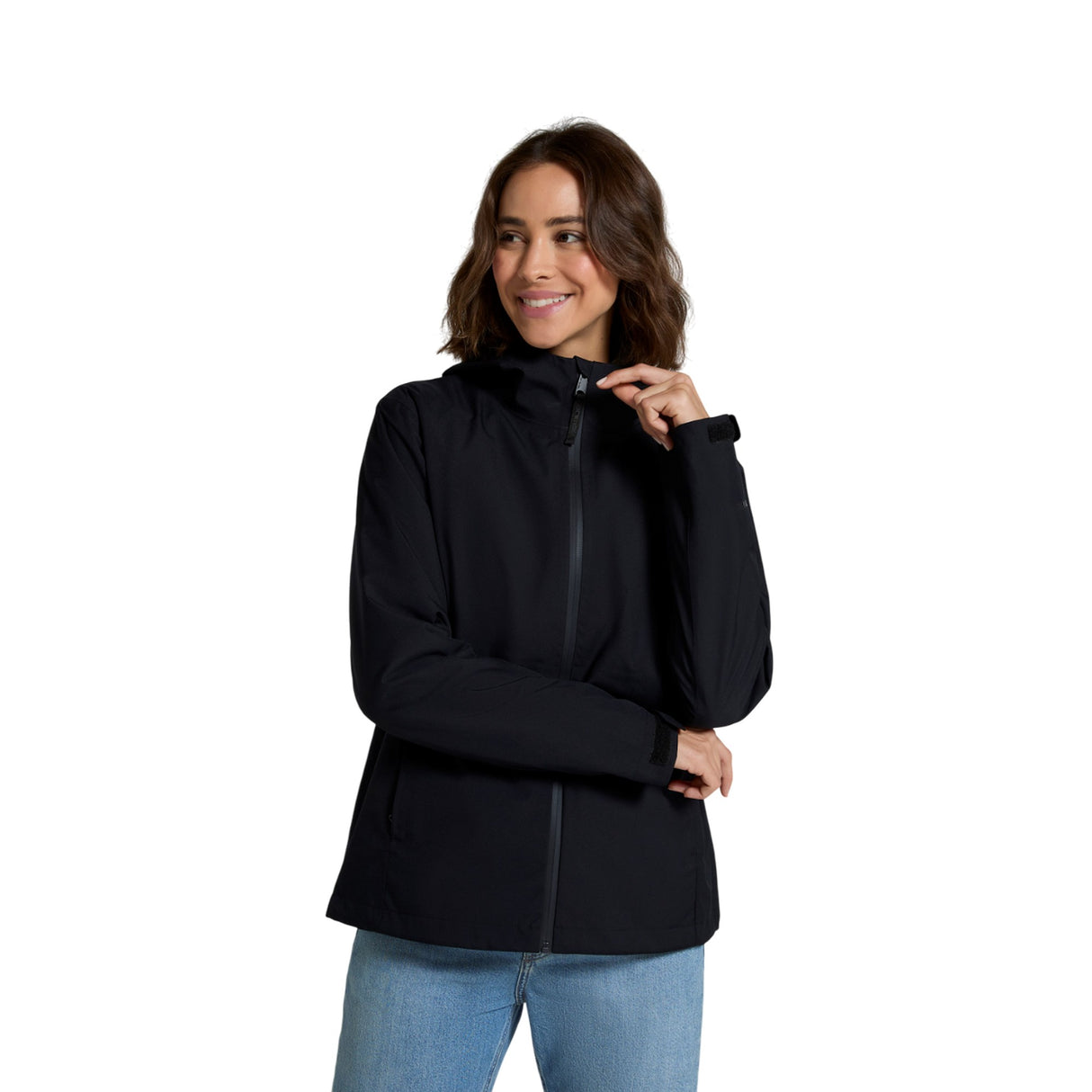 Animal Womens Elements Waterproof Jacket Jet Black