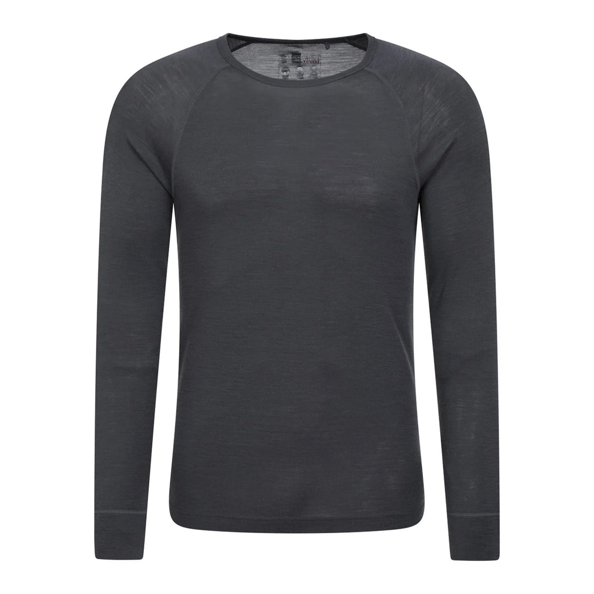 Mountain Warehouse Mens Merino Wool Thermal Top Dark Grey