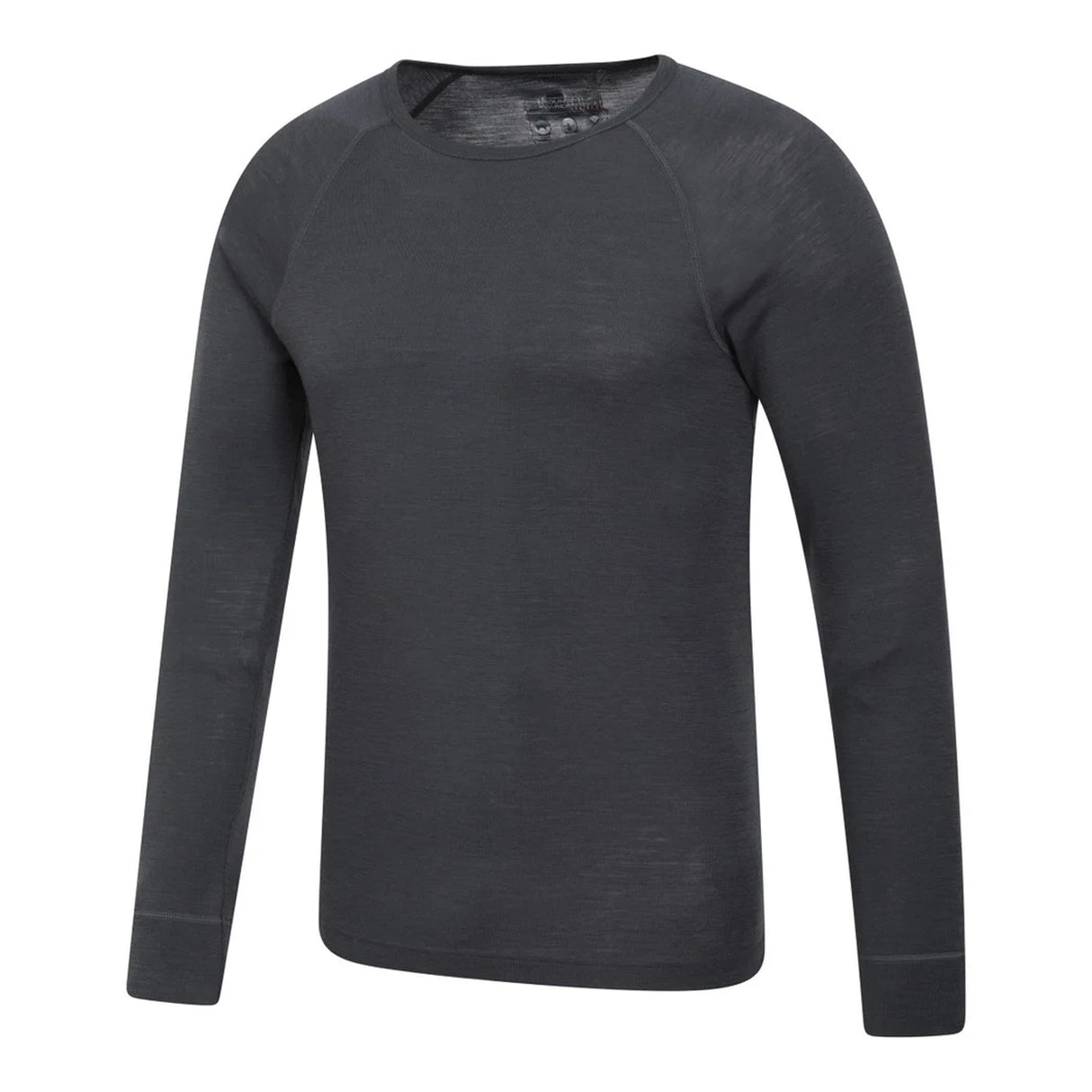 Mountain Warehouse Mens Merino Wool Thermal Top Dark Grey