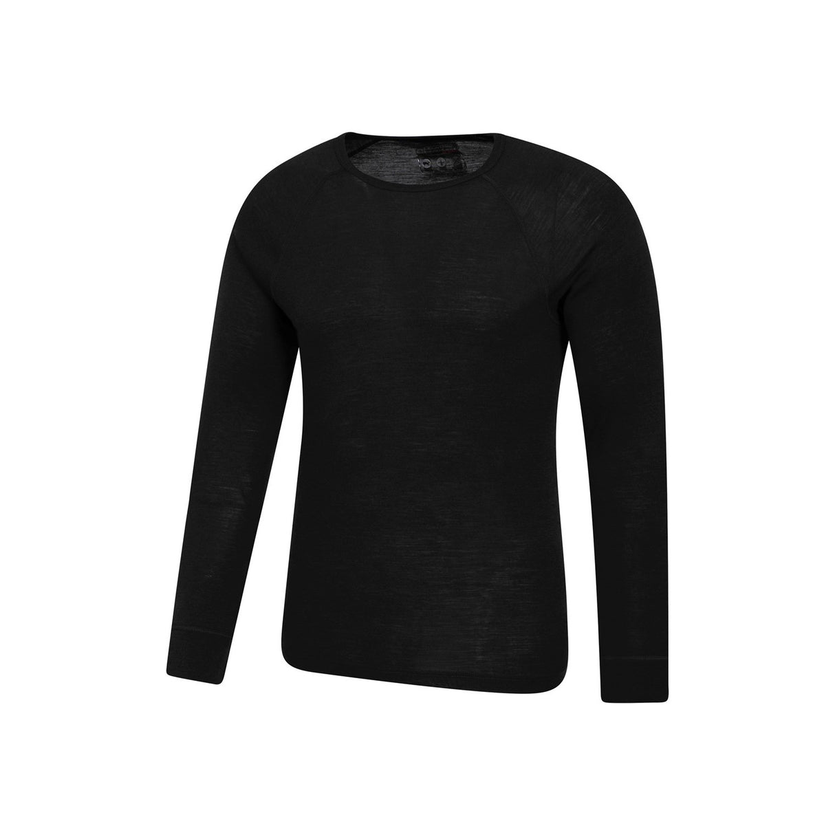 Mountain Warehouse Mens Merino Wool Thermal Top Black