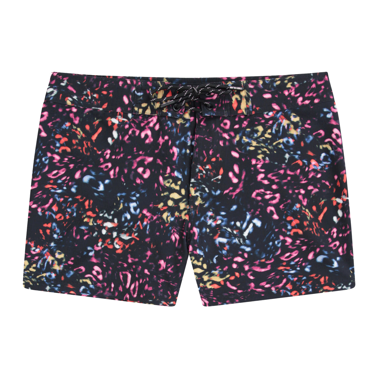 Animal Womens Aurora All-Over Print Board Shorts Jet Black