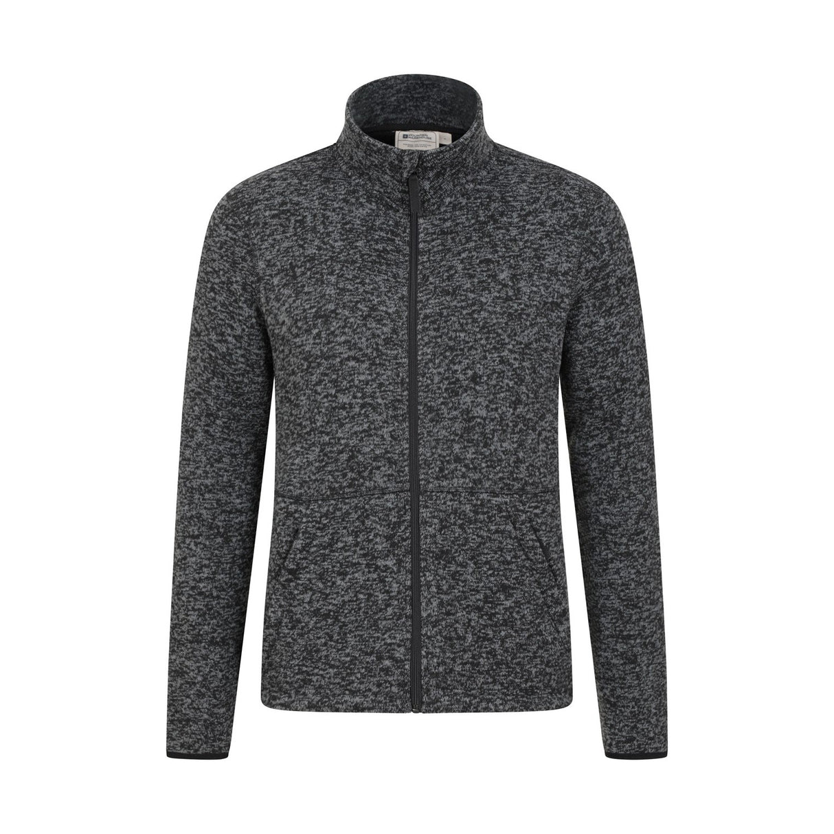 Mountain Warehouse Mens Idris III Full Zip Fleece Jacket Black