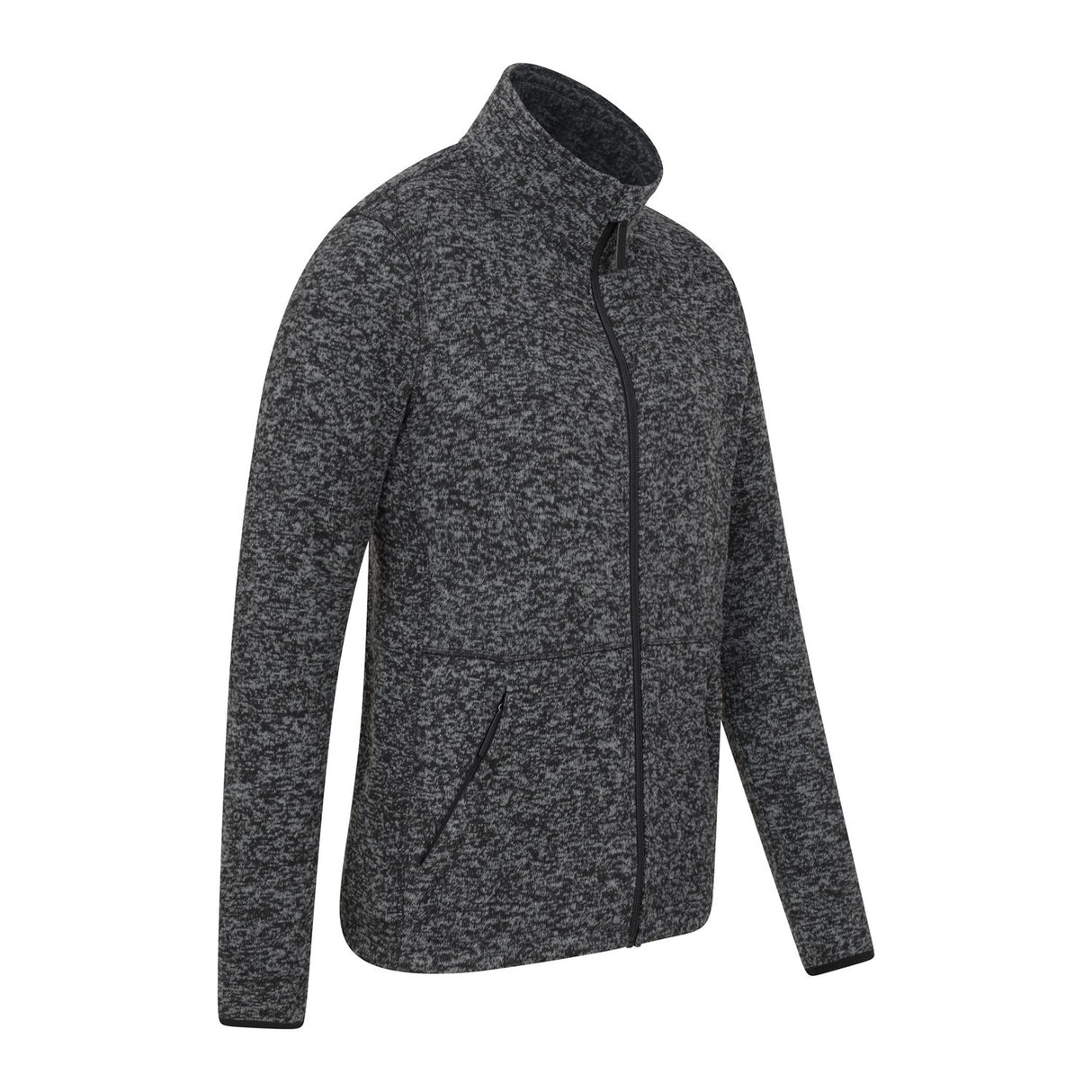 Mountain Warehouse Mens Idris III Full Zip Fleece Jacket Black