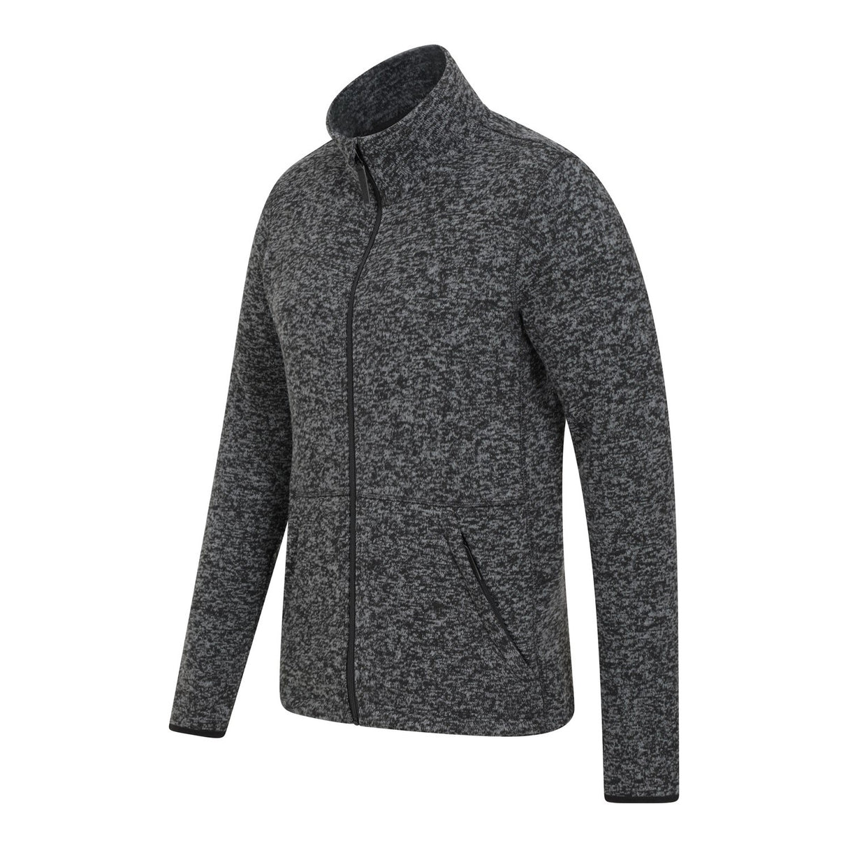 Mountain Warehouse Mens Idris III Full Zip Fleece Jacket Black