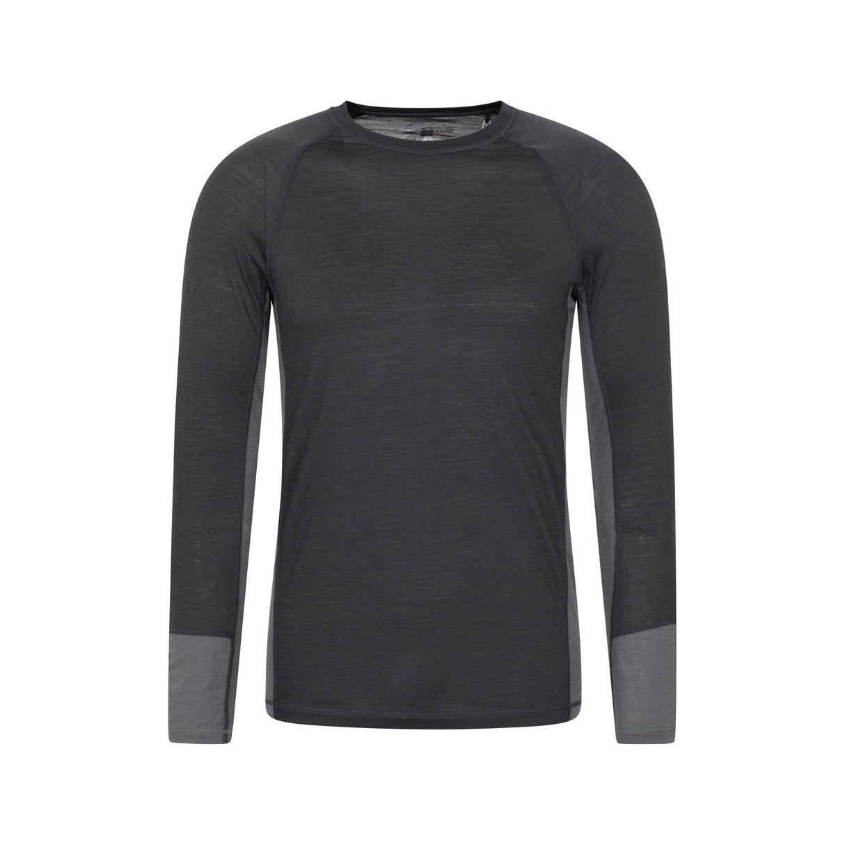 Mountain Warehouse Mens Long-Sleeved Base Layer Top Charcoal