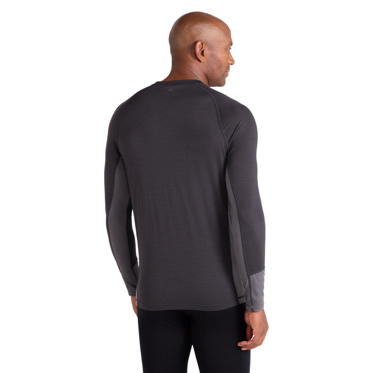 Mountain Warehouse Mens Long-Sleeved Base Layer Top Charcoal