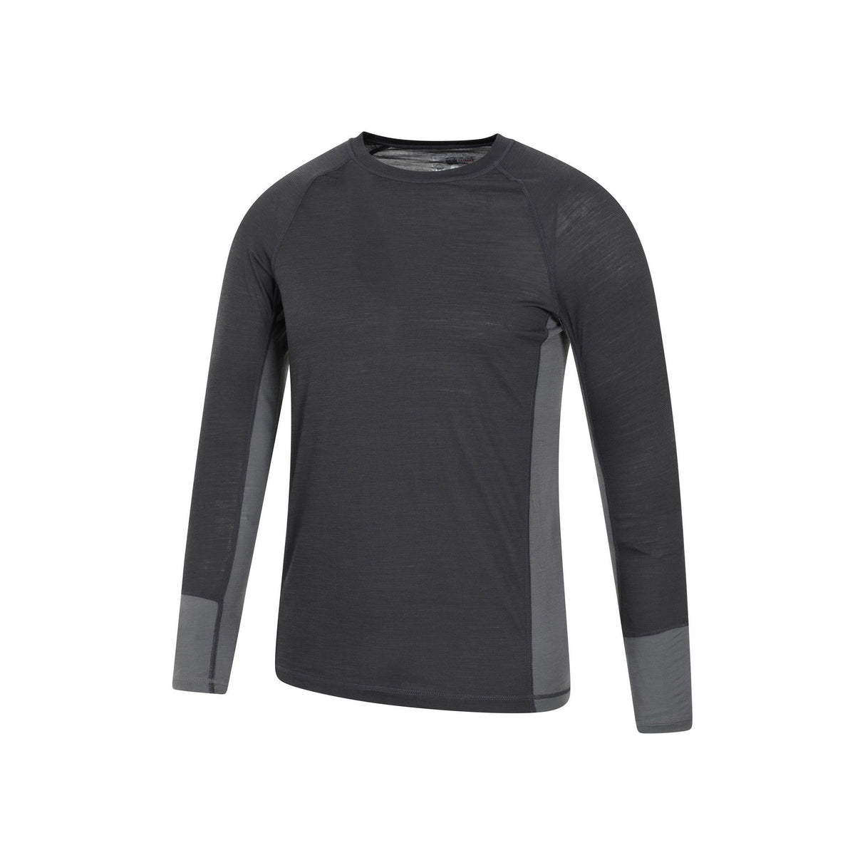 Mountain Warehouse Mens Long-Sleeved Base Layer Top Charcoal