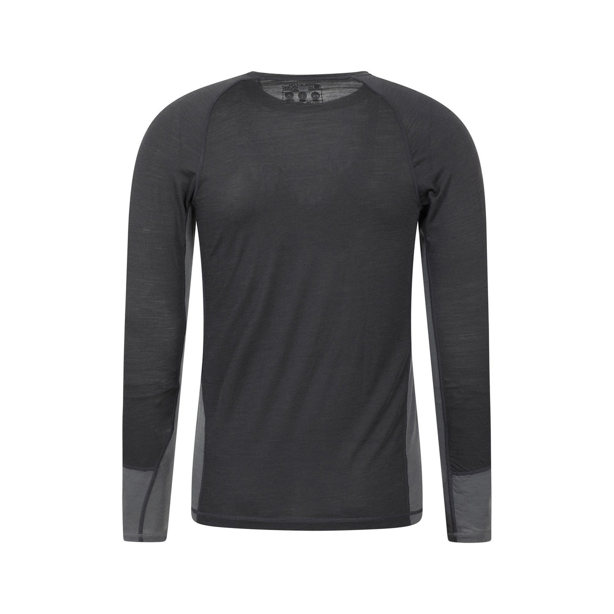 Mountain Warehouse Mens Long-Sleeved Base Layer Top Charcoal