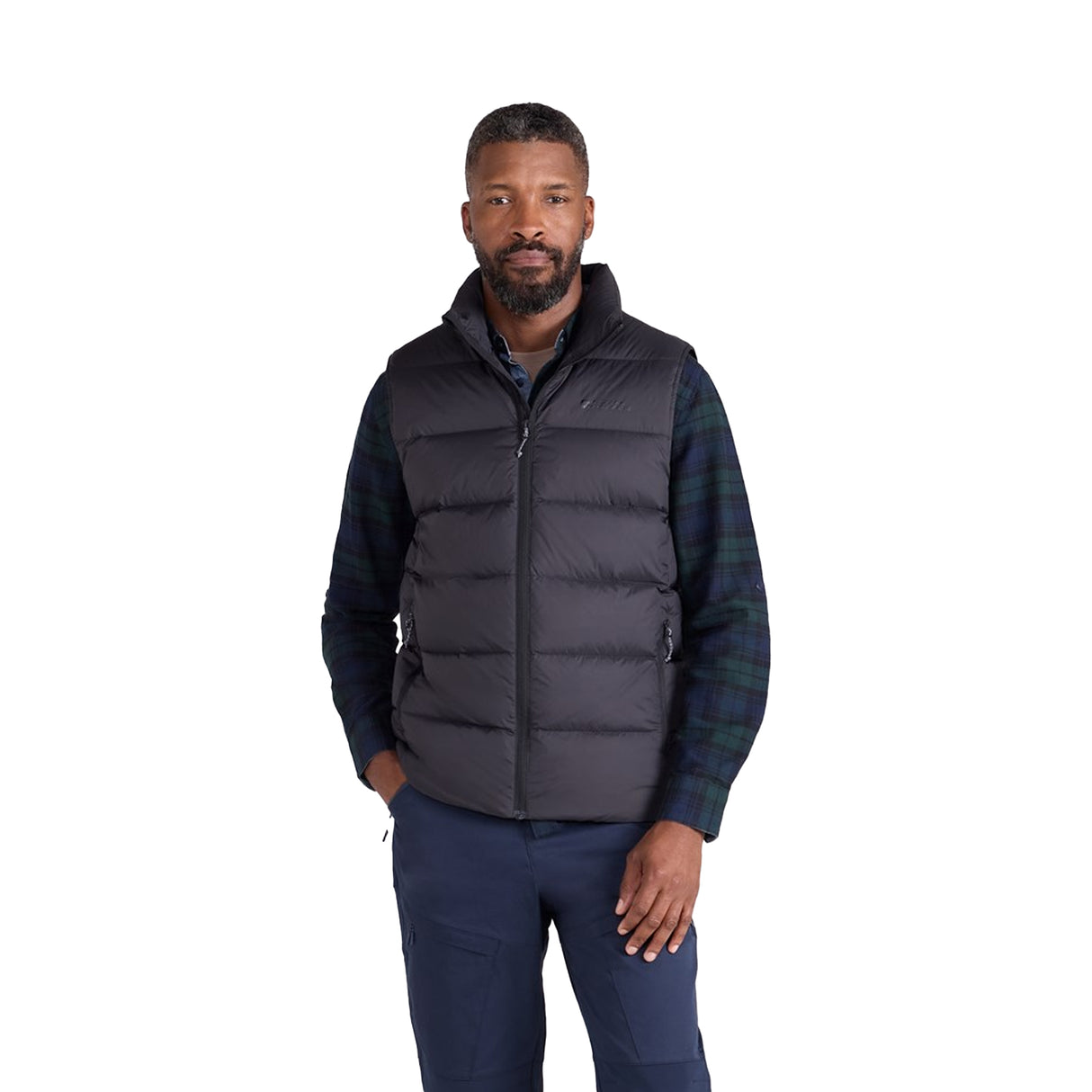 Mountain Warehouse Mens Stratus Down Packable Gilet Black