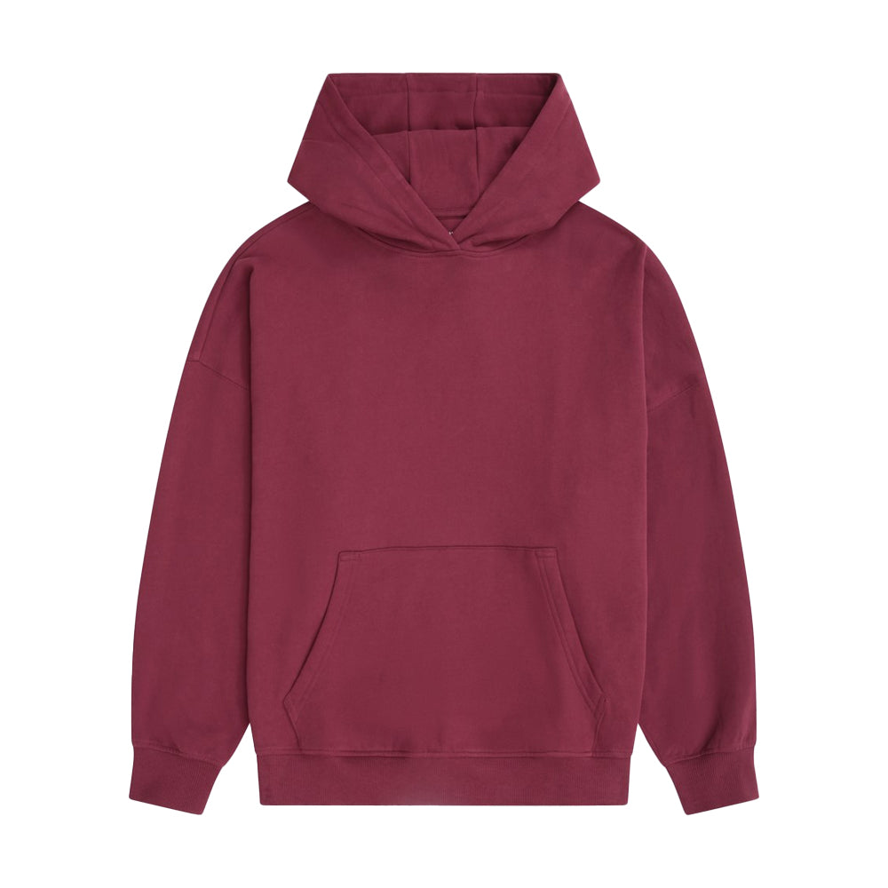Animal Womens Idol Drop Shoulder Hoodie Burgundy