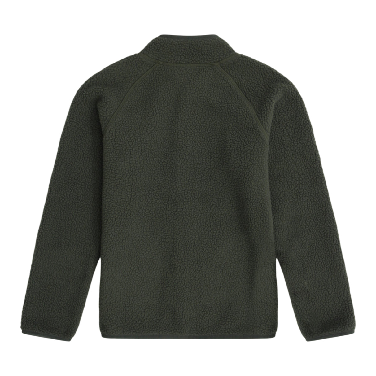 Animal Kids Borg Raglan Full Zip Fleece Jacket Dark Khaki