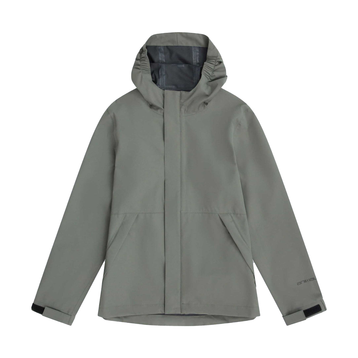 Animal Kids Pace Waterproof Packaway Jacket Green