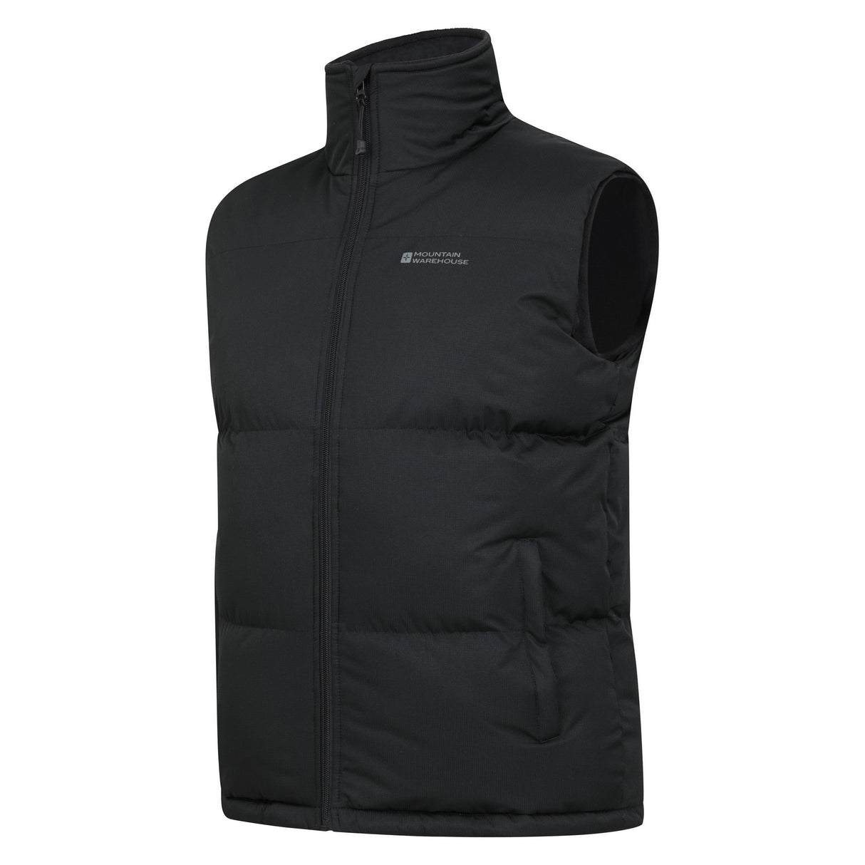 Mountain Warehouse Mens Rock Padded Gilet Black