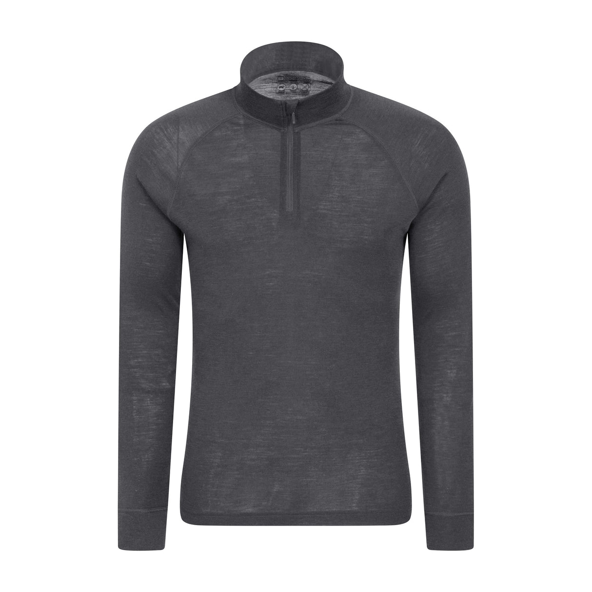 Mountain Warehouse Mens Merino II Base Layer Top Grey