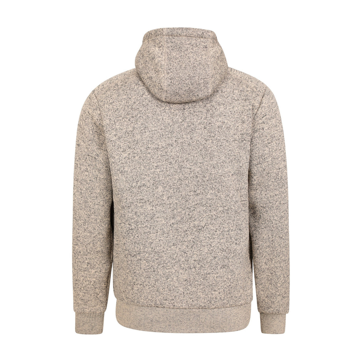 Mountain Warehouse Mens Nevis II Faux Fur Hoodie Beige