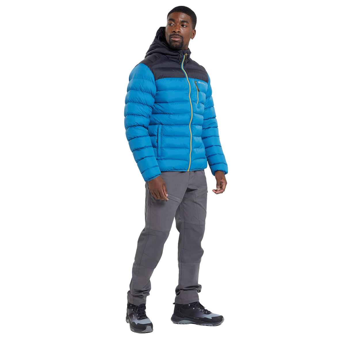 Mountain Warehouse Mens Link Padded Jacket Dark Grey