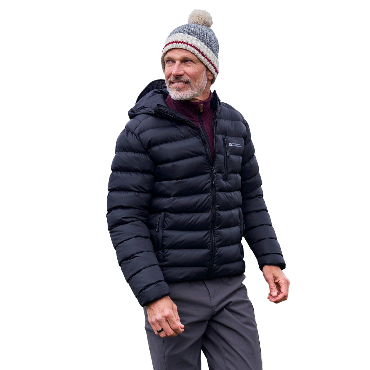 Mountain Warehouse Mens Link Padded Jacket Black