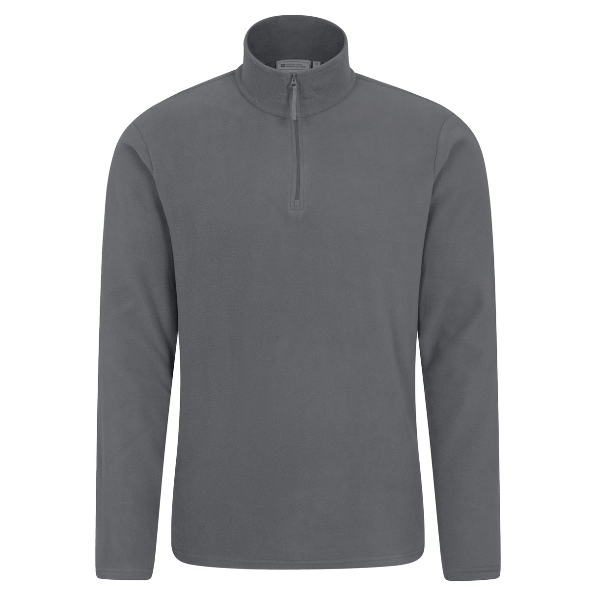 Mountain Warehouse Mens Camber II Half Zip Fleece Top Grey