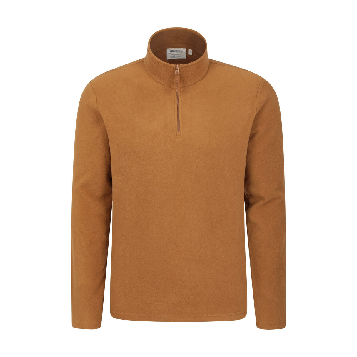 Mountain Warehouse Mens Camber II Half Zip Fleece Top Mustard