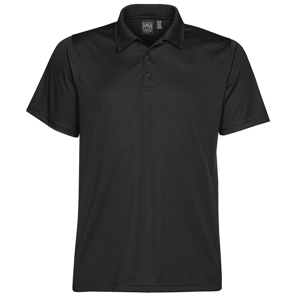 Stormtech Mens Eclipse Piqué Polo Shirt Black