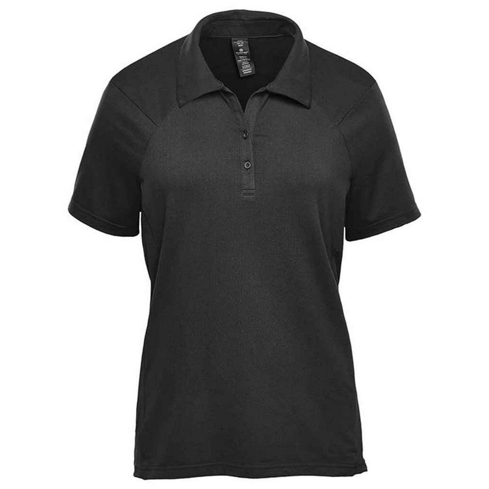 Stormtech Womens Camino Polo Shirt Black