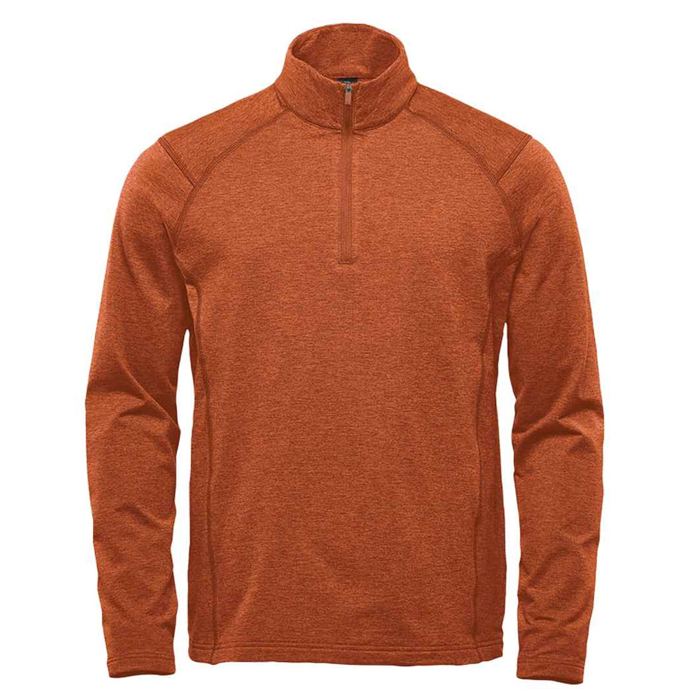 Stormtech Mens Treeline Heather Fleece Top Rust Heather