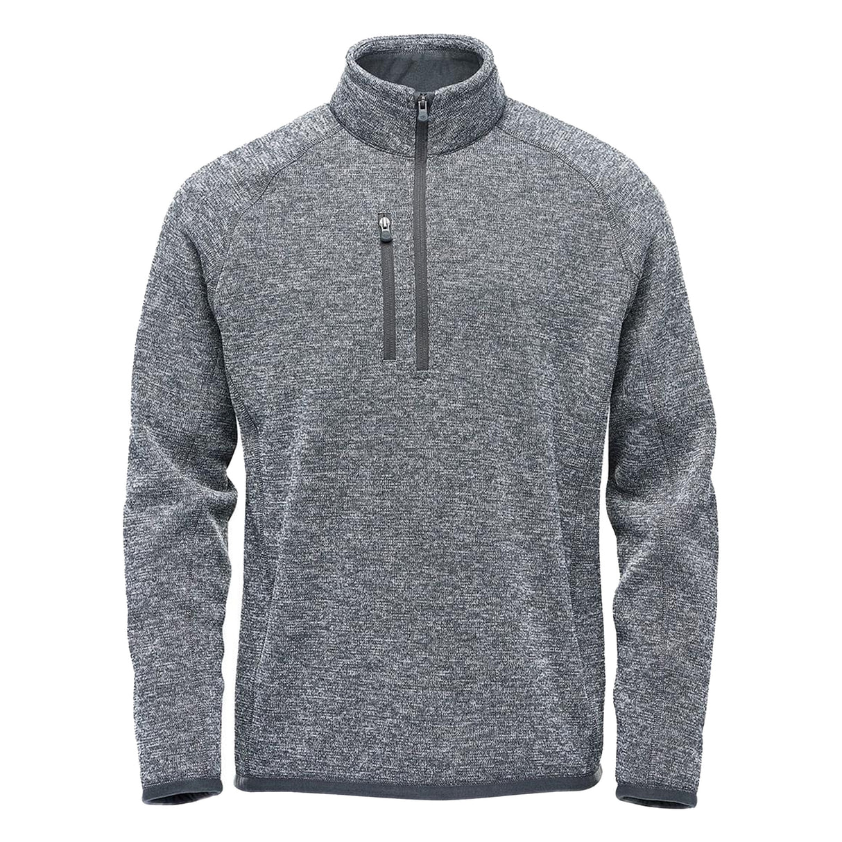 Stormtech Mens Avalante Heather Quarter Zip Fleece Top Granite