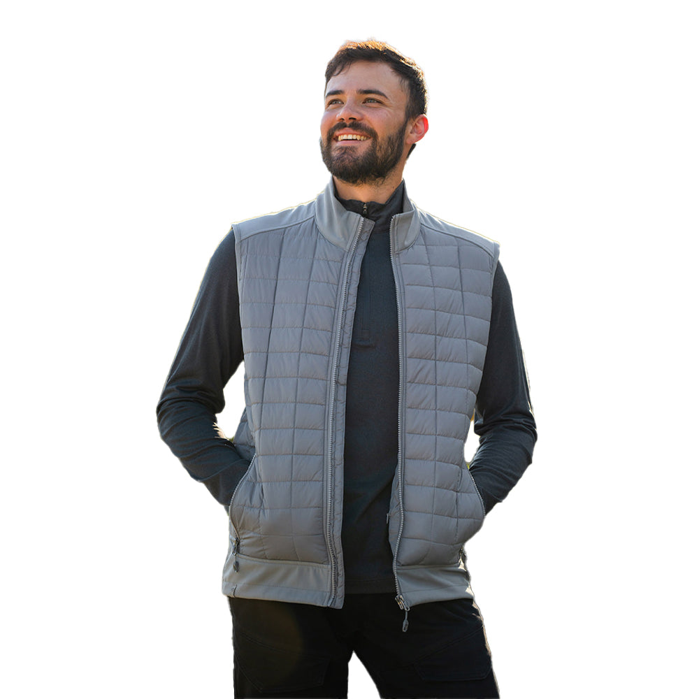 Stormtech Mens Appalachian Thermal Softshell Gilet Granite