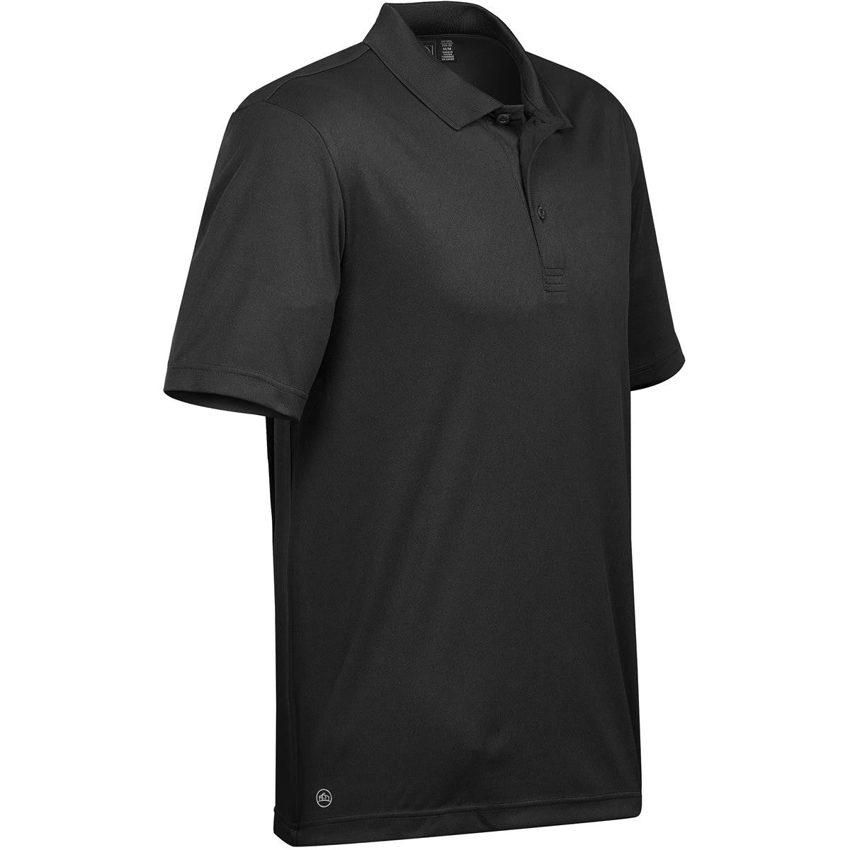 Stormtech Mens Eclipse H2X Dri Piqu Polo Black