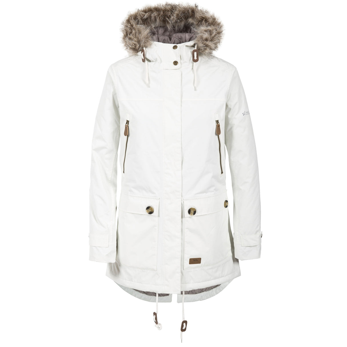 Trespass Womens Clea Waterproof Parka Ghost