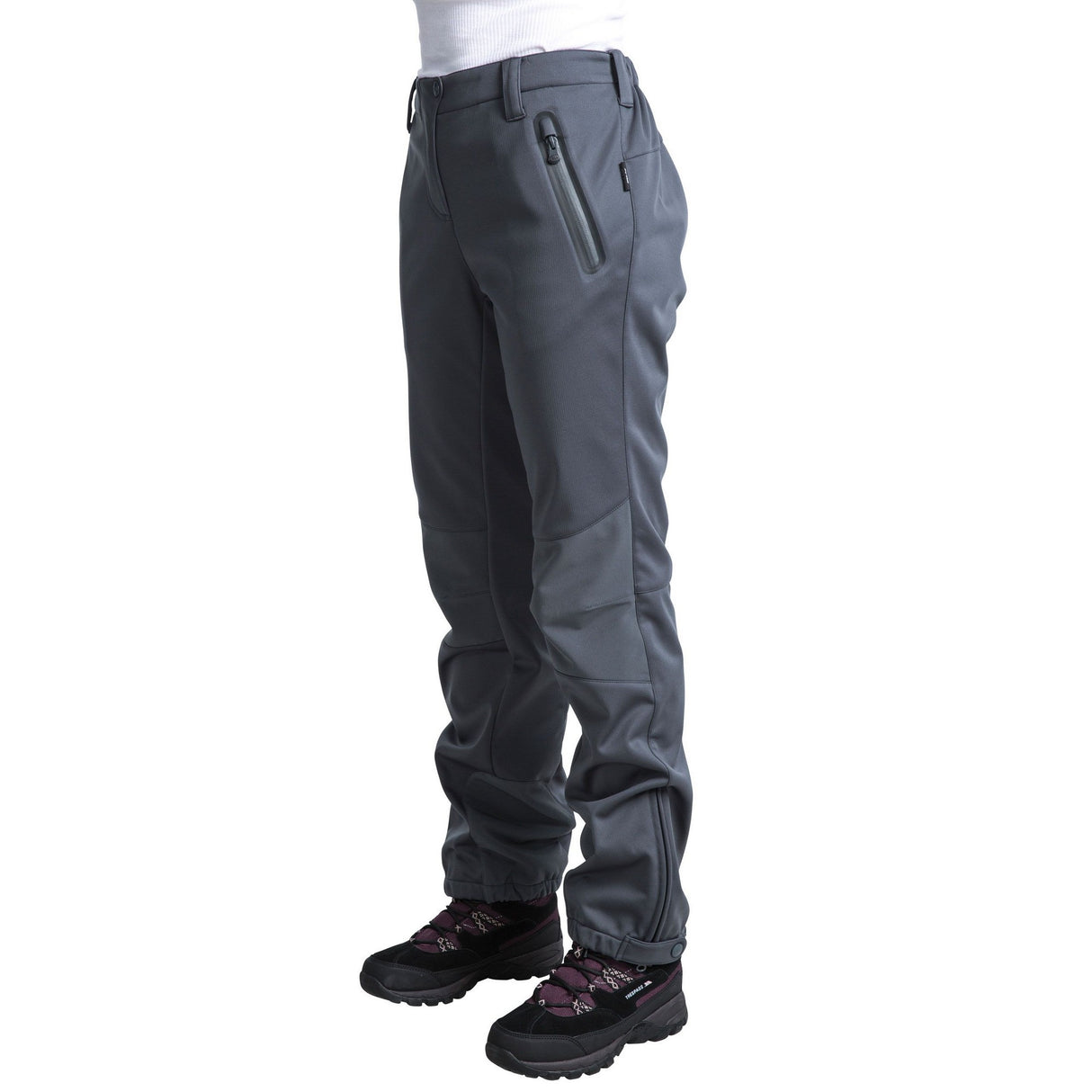 Trespass Womens Sola Softshell Outdoor Trousers Carbon