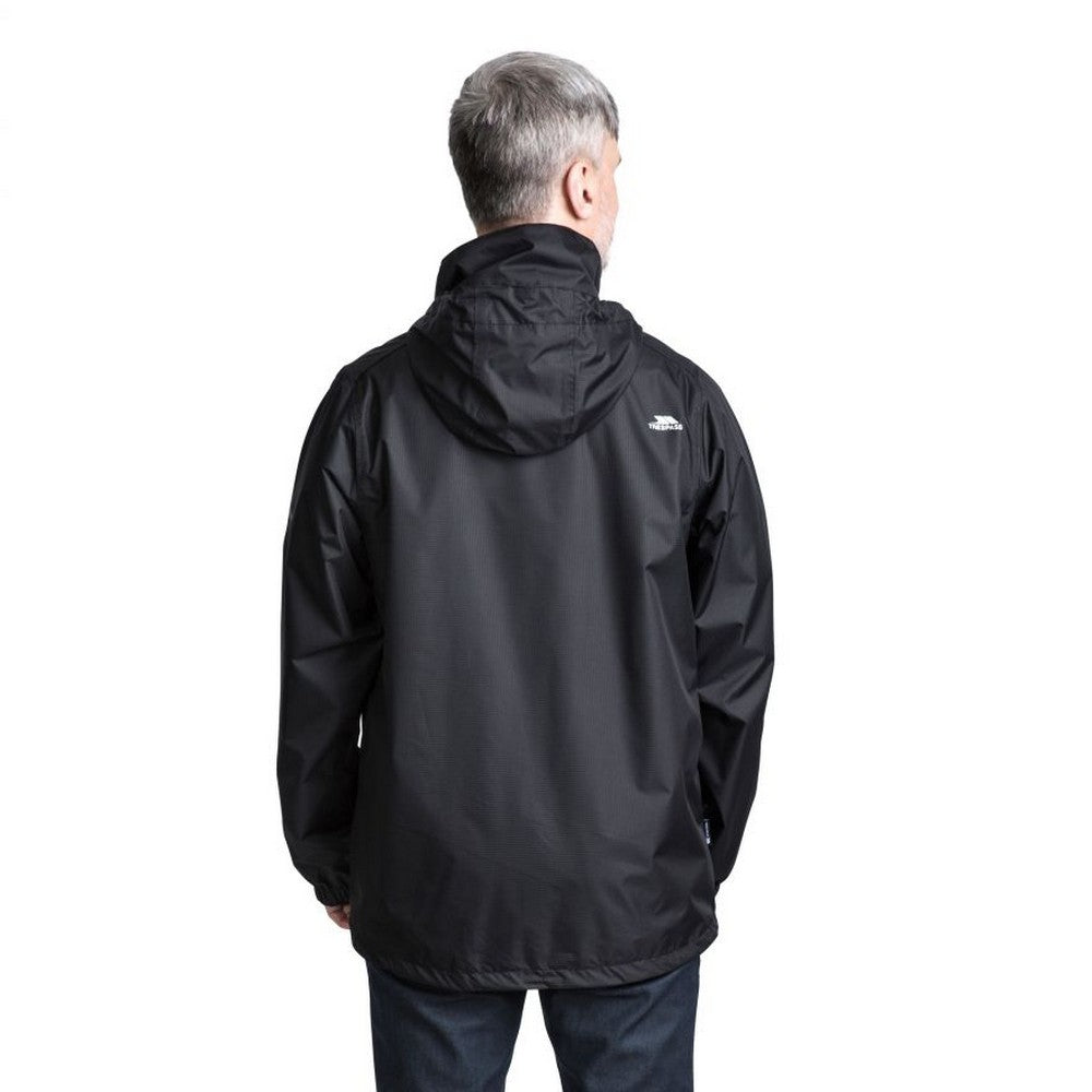 Trespass Mens Fraser II Waterproof Jacket Black