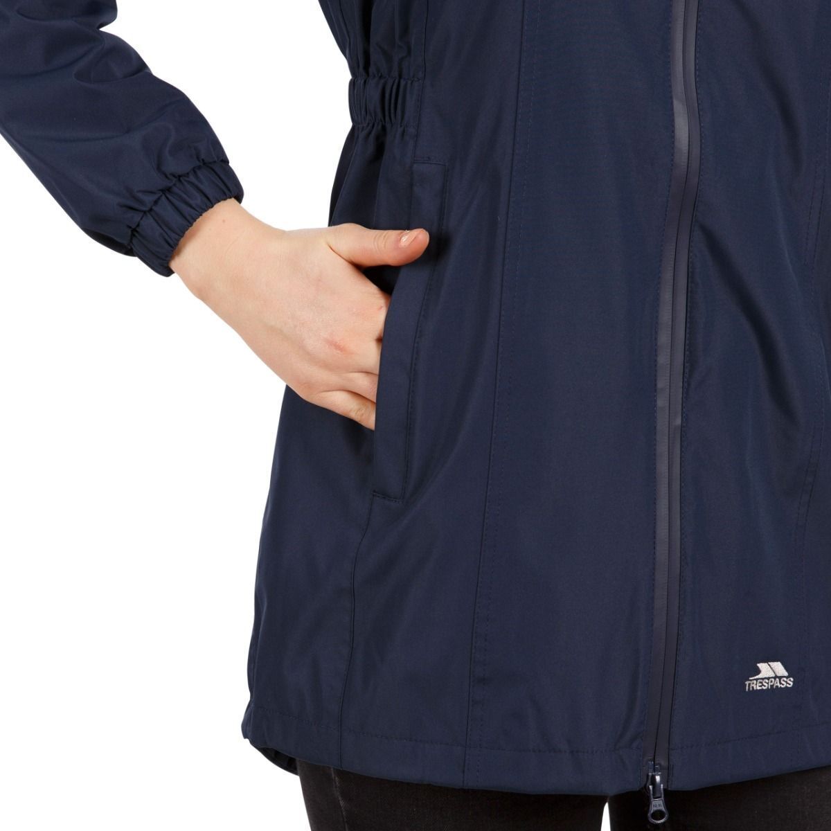 Trespass Womens Waterproof Shell Jacket Navy