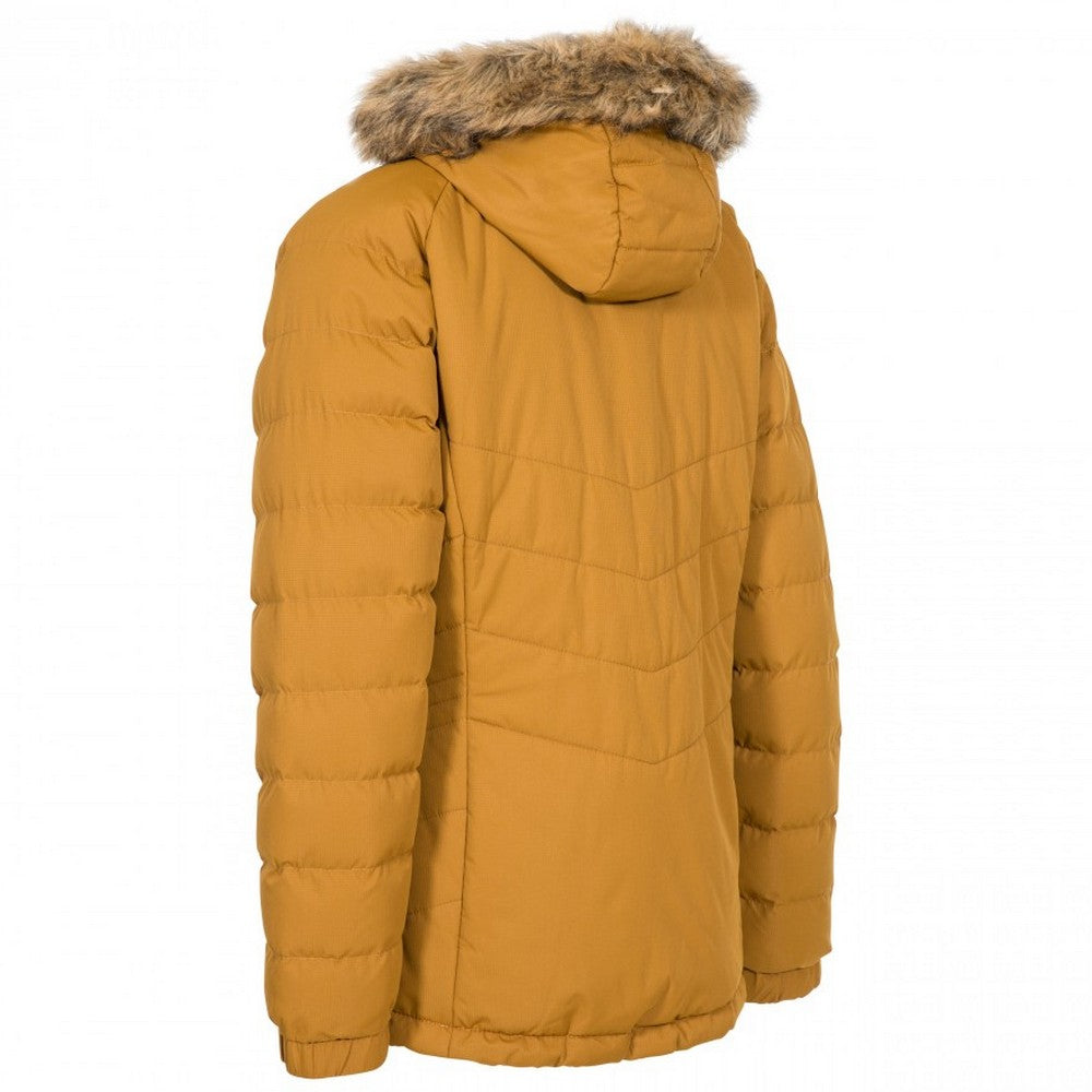 Trespass Womens Nadina Waterproof Padded Jacket Golden Brown