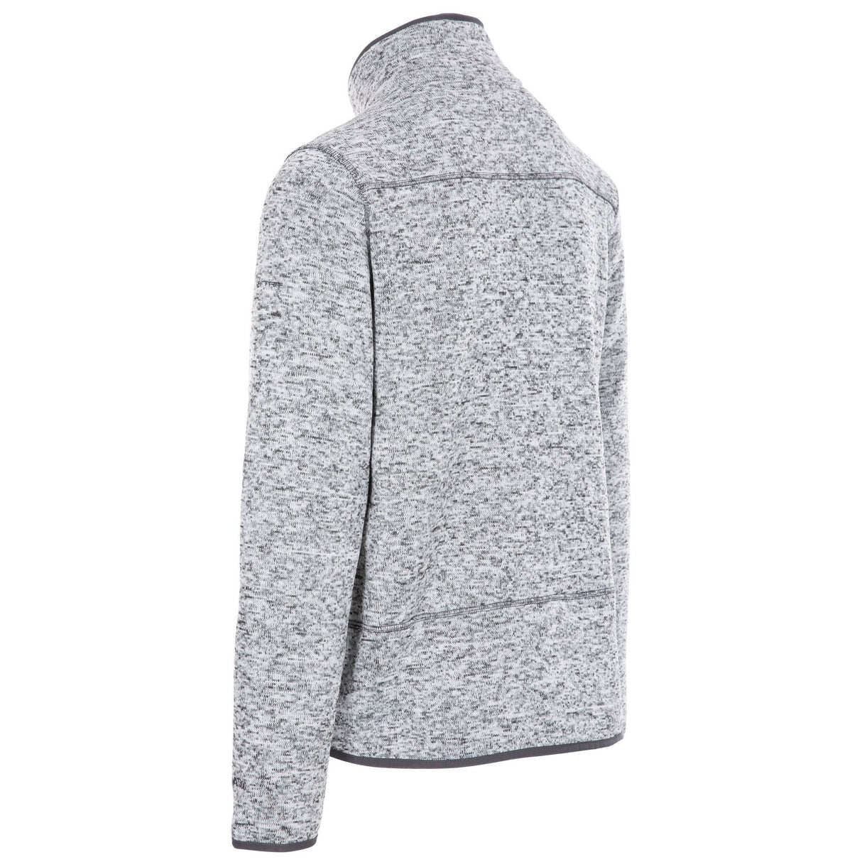 Trespass Mens Bingham Fleece Jacket Grey Marl