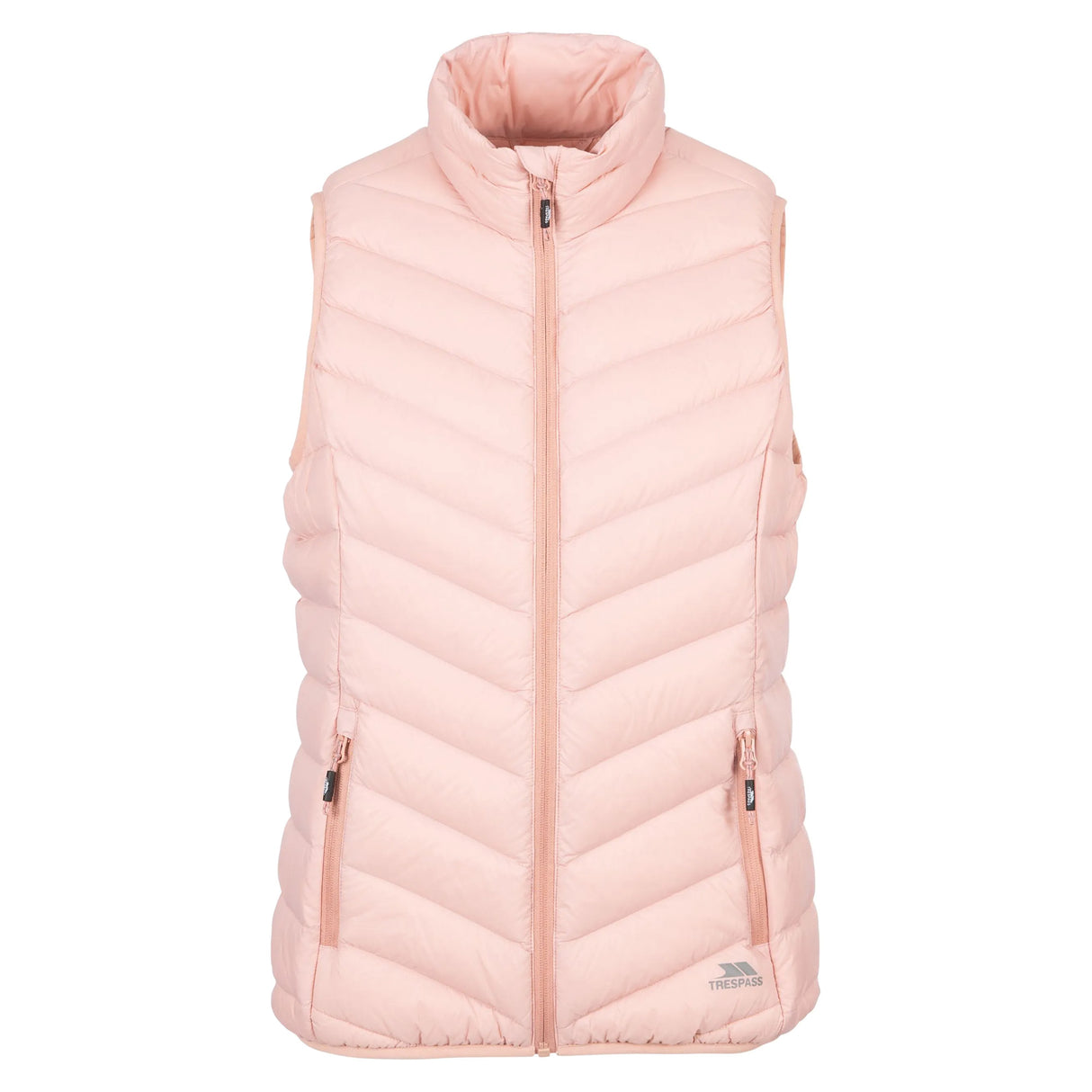 Trespass Womens Giana Down Gilet Misty Rose
