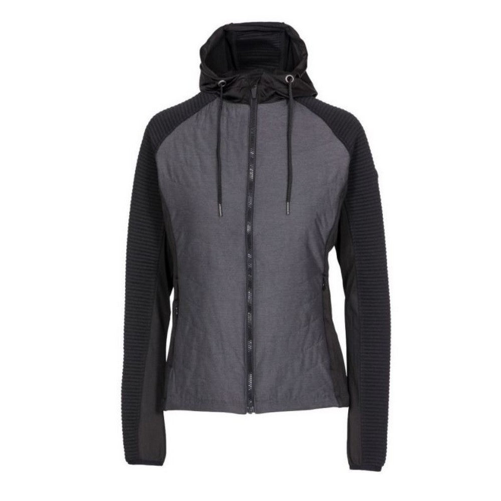 Trespass Womens Grace Sports Full Zip Hoodie Black