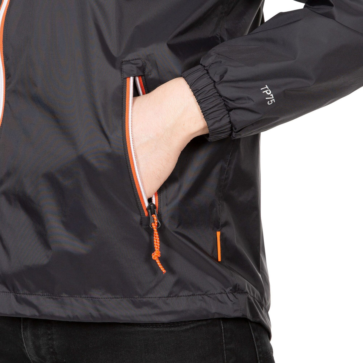 Trespass Mens Briar Waterproof Jacket Black