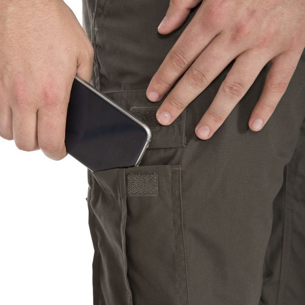 Trespass Mens Clifton TP75 Cargo Trousers Khaki