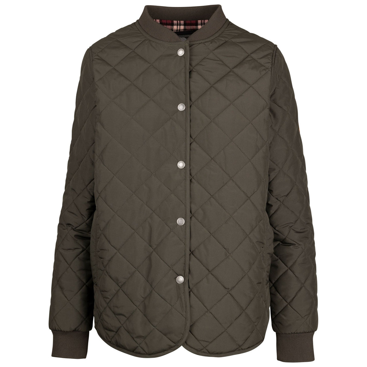 Trespass Womens Oversee Padded Jacket Dark Khaki