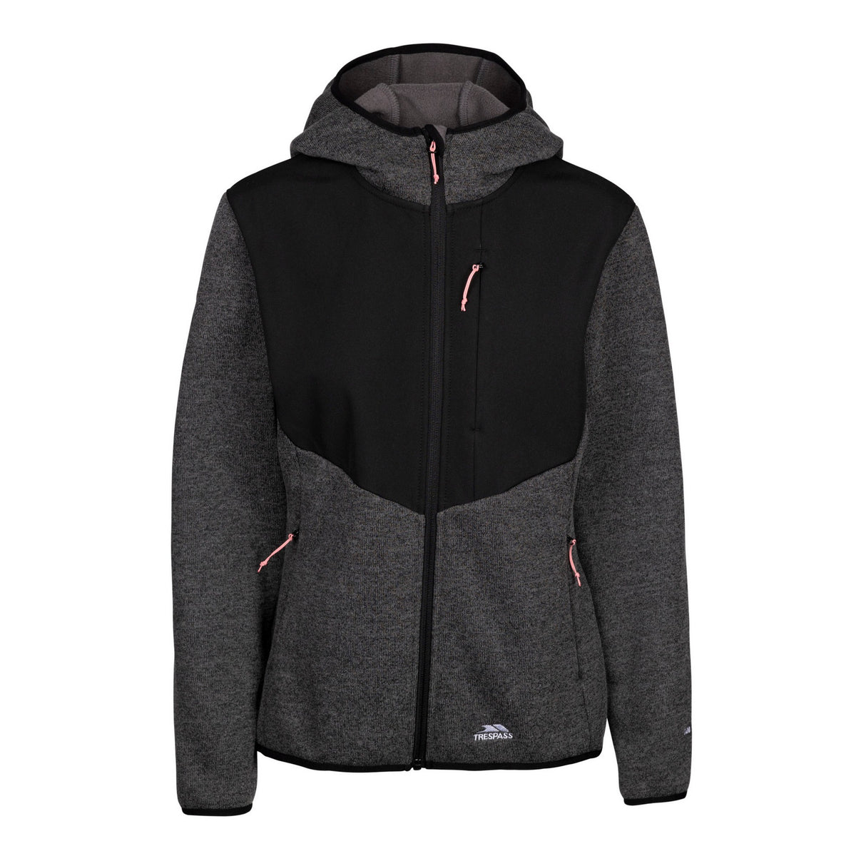 Trespass Womens Tierra Fleece Jacket Grey Marl