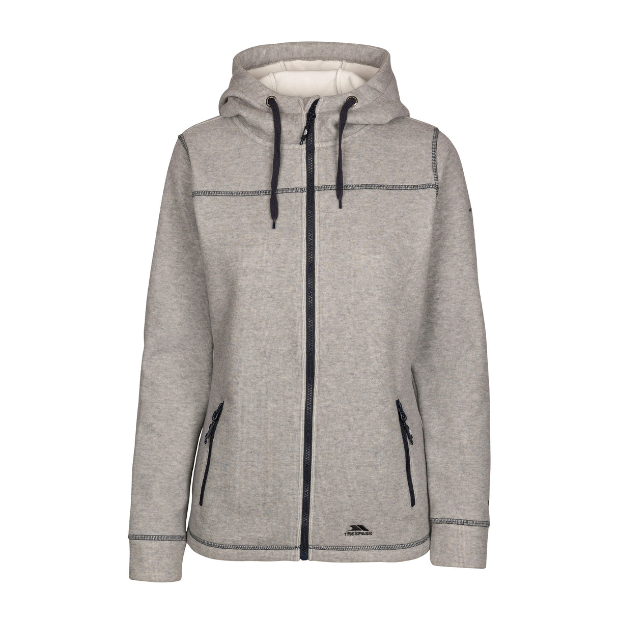 Trespass Womens Runpal At400 Fleece Jacket Grey