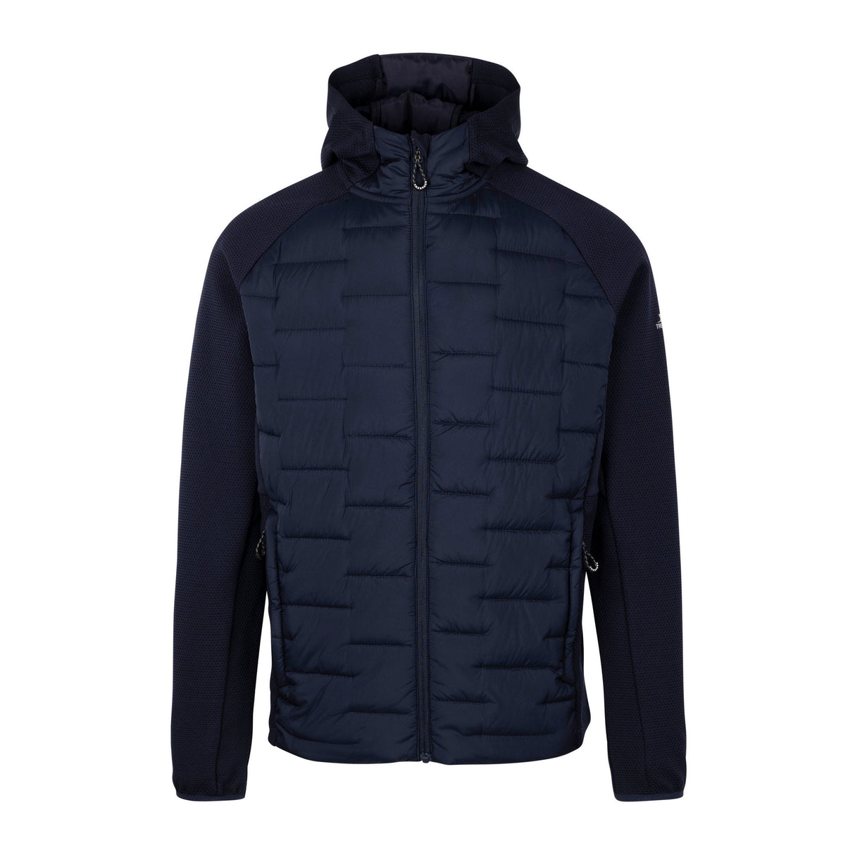Trespass Mens Heber Hybrid Hoodie Navy