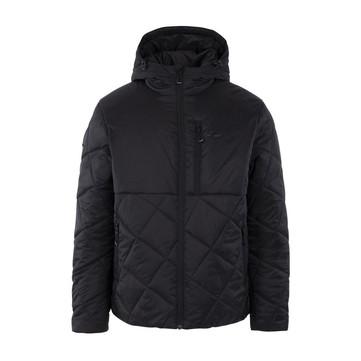 Trespass Mens Dalesford Hooded Casual Jacket Black