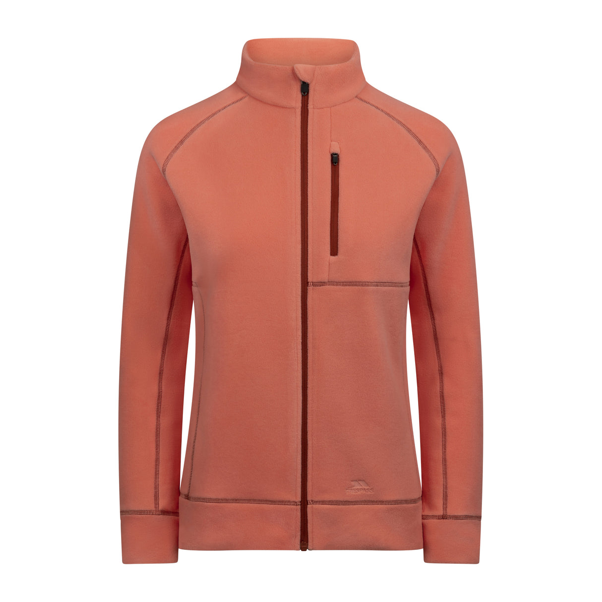 Trespass Womens Script AT200 Fleece Jacket Burnt Sienna