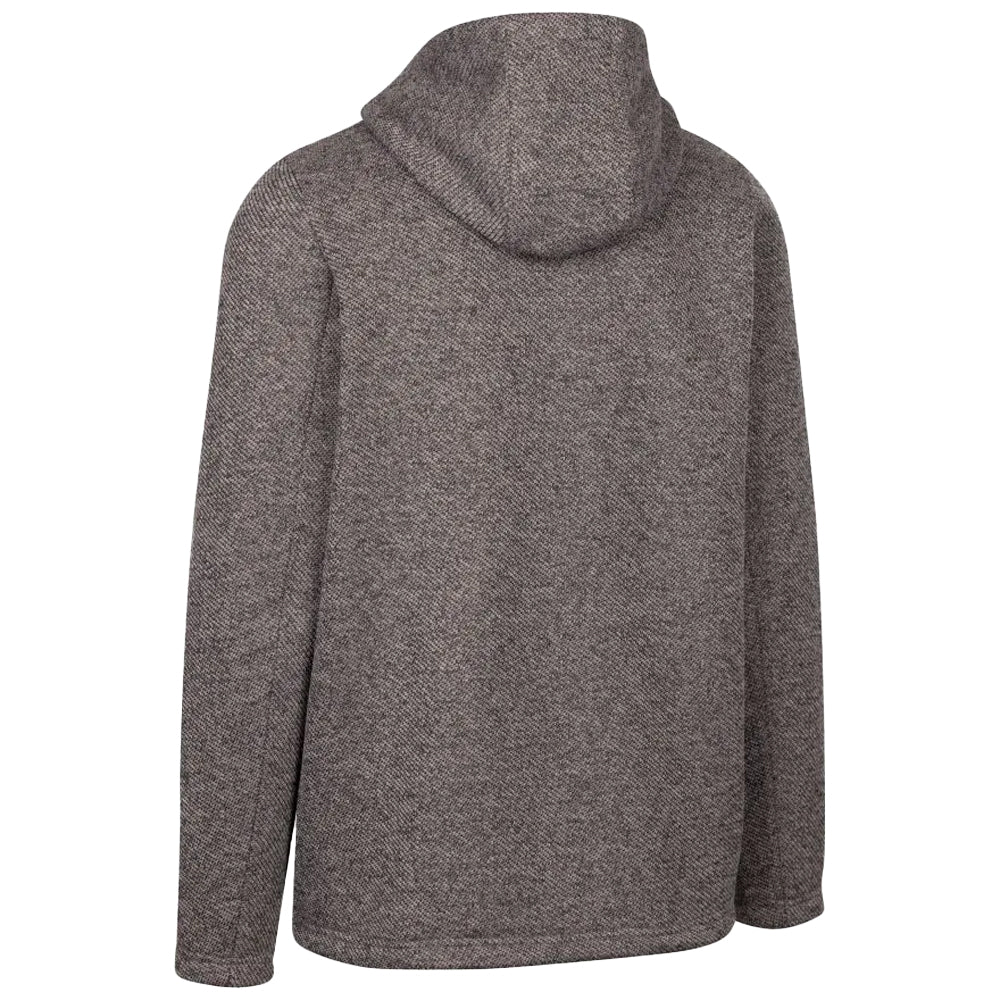 Trespass Mens Faddiley Hoodie Grey Marl